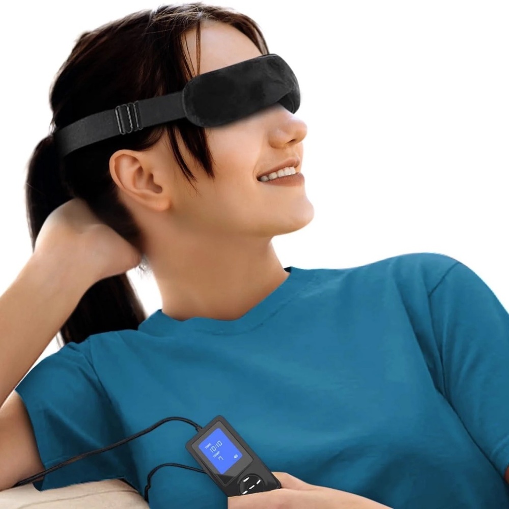 Heated eye mask